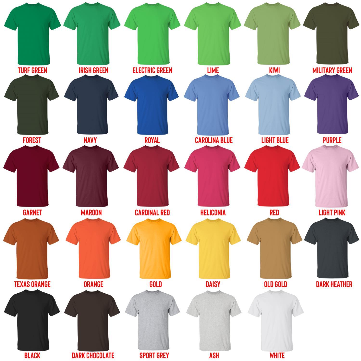 t shirt color chart - Demon Slayer Merch