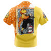 Agatsuma Zenitsu DS Short Sleeve Hawaiian Shirtt BACK Mockup - Demon Slayer Merch