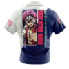 Akaza DS Short Sleeve Hawaiian Shirtt BACK Mockup - Demon Slayer Merch