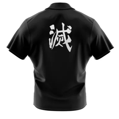 Hashira Uniform Demon Slayer Button Up Hawaiian Shirt