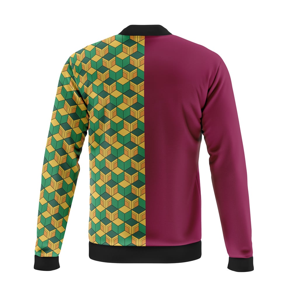Giyu Tomioka Demon Slayer Casual Bomber Jacket - Image 2