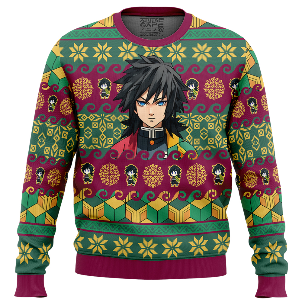 Giyu Tomioka Demon Slayer Ugly Christmas Sweater