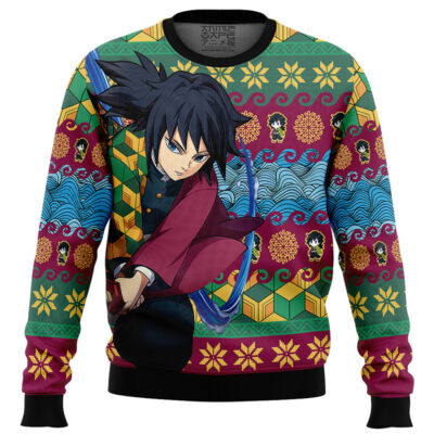 Giyu Tomioka V2 Demon Slayer_Ugly Christmas Sweater