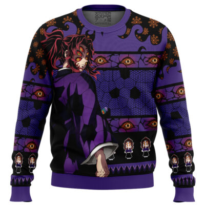 Kokushibo V2 Demon Slayer Ugly Christmas Sweater