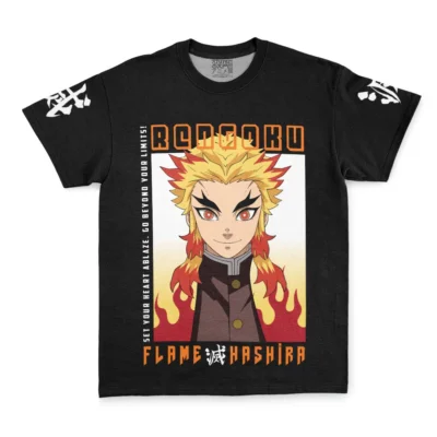 Kyojuro Rengoku Set Your Demon Slayer Streetwear T-Shirt