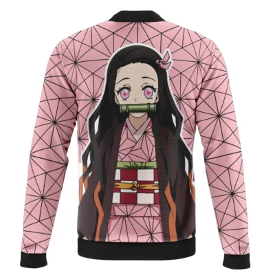 Nezuko Kamado Demon Slayer Casual Bomber Jacket