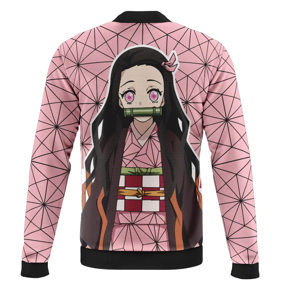 Nezuko Kamado Demon Slayer Casual Bomber Jacket