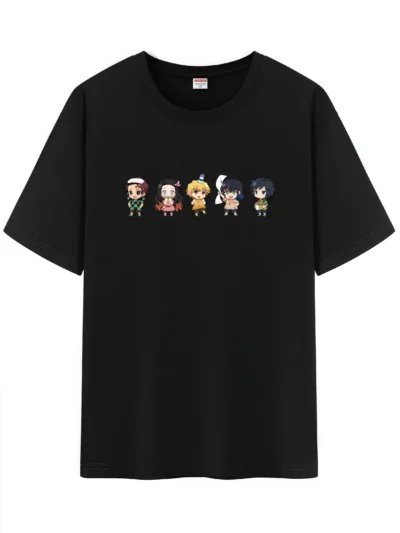 Kimetsu No Yaiba Cute Full Characters T-shirt