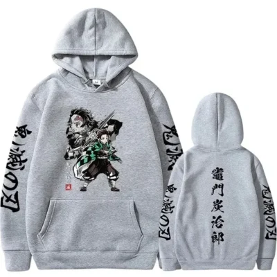 Demon Slayer Fighting Tanjiro Hoodie