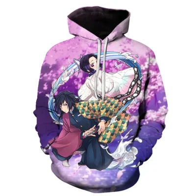 Demon Slayer Shinobu Giyuu 3D Hoodie