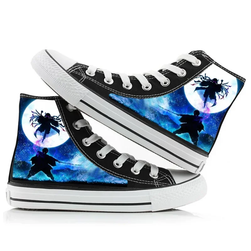 Demon Slayer Tanjiro Nezuko Shadow High Top Shoes