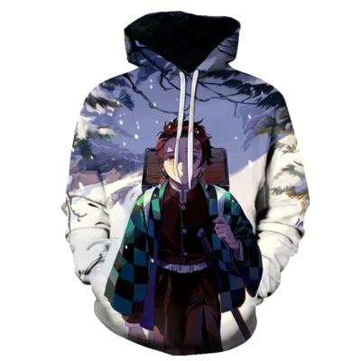 Demon Slayer Tanjiro 3D Hoodie