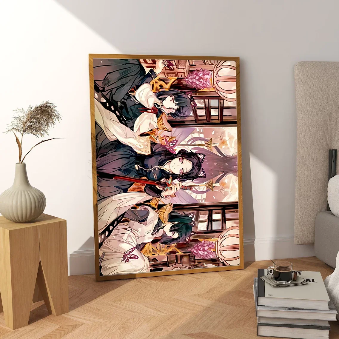 Kimetsu No Yaiba Shinobu Kanae And Kanao Wall Art