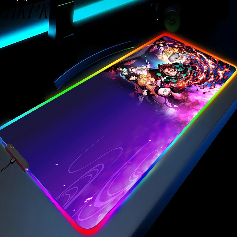 Demon Slayer Moonlight Slayer RGB Led Mousepad