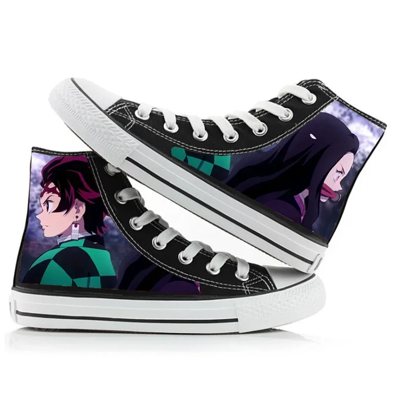 Kimetsu No Yaiba Tanjirou Nezuko Casual High Top Shoes