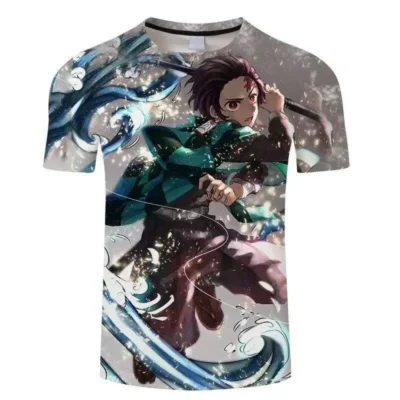 Demon Slayer Tanjiro Kamado 3D T-shirt