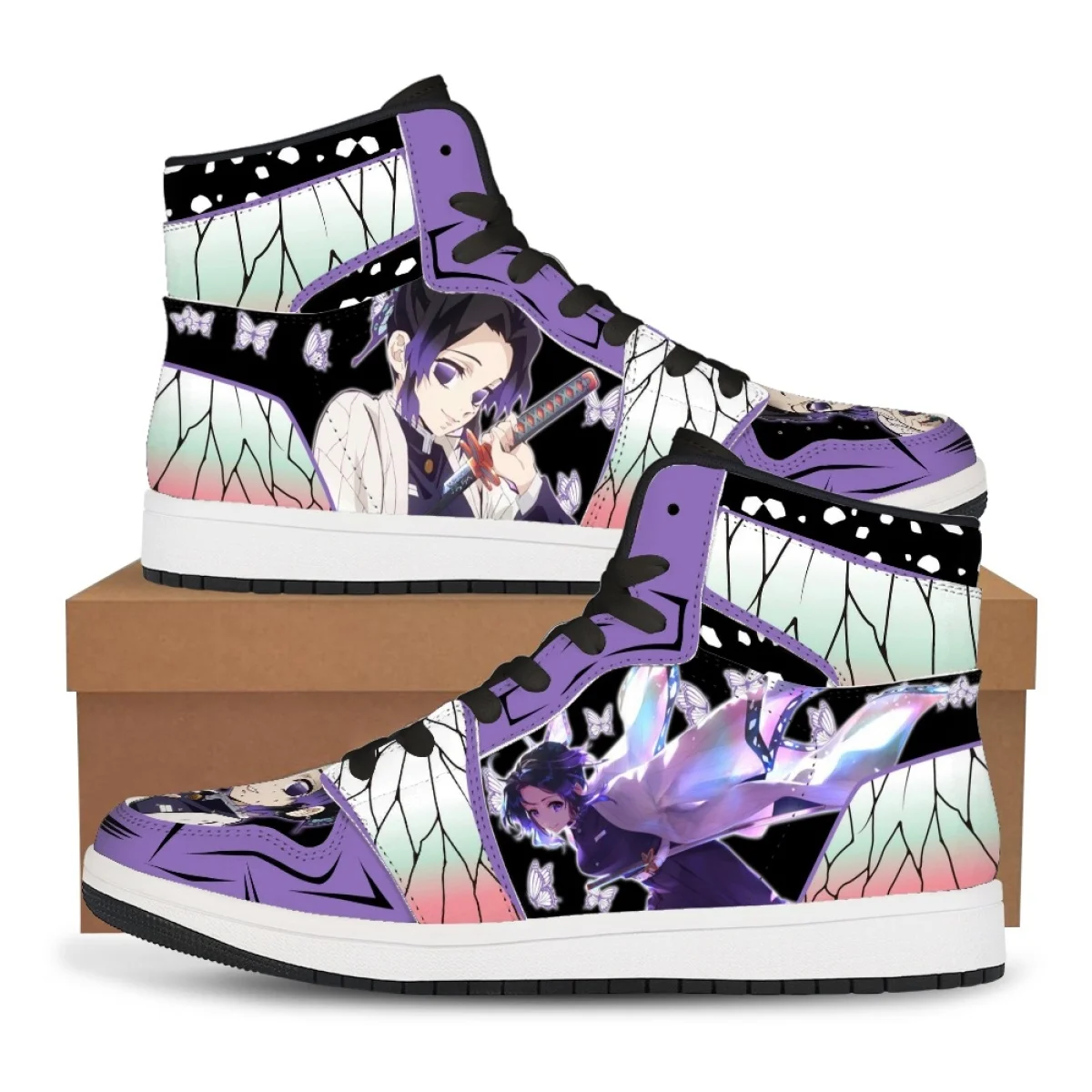 Demon Slayer Kimetsu No Yaiba Shinobu Air Jordan Shoes