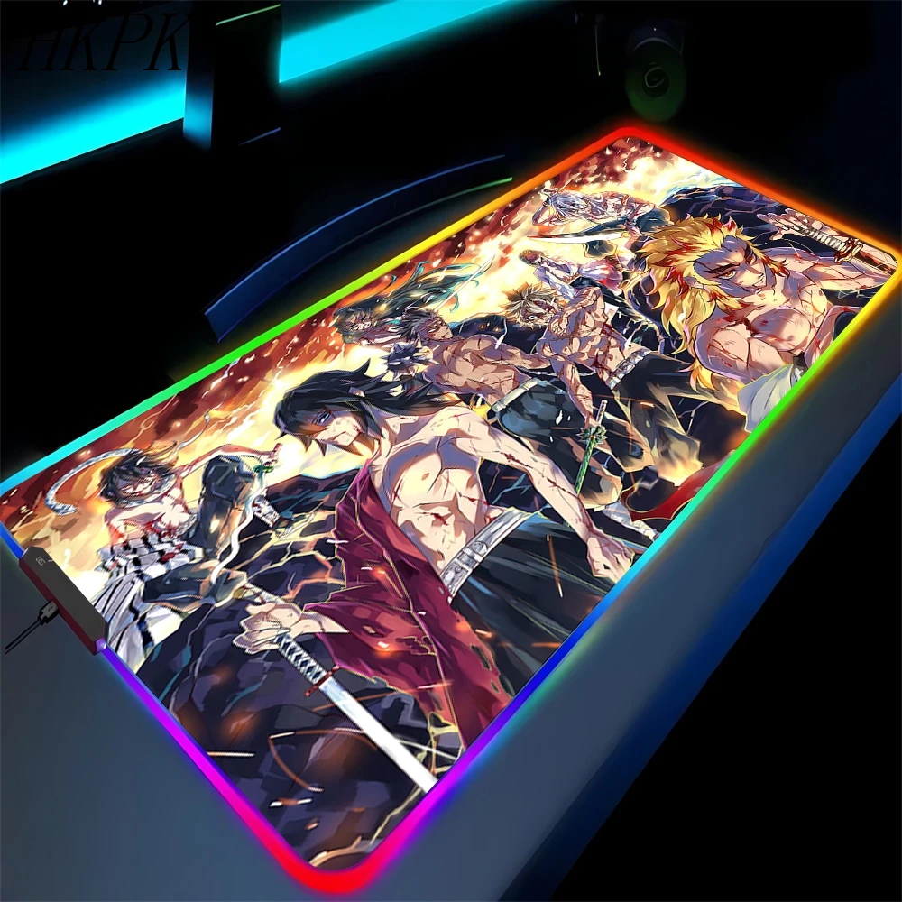 Demon Slayer Legendary Demon Slayer Corps RGB Led Mousepad