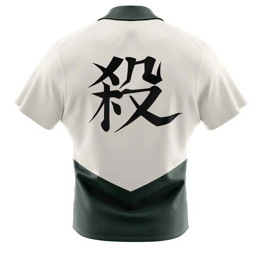 Sanemi Shinazugawa Demon Slayer Button Up Hawaiian Shirt - Image 2