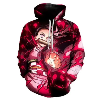 Demon Slayer Nezuko 3D Print Hoodie