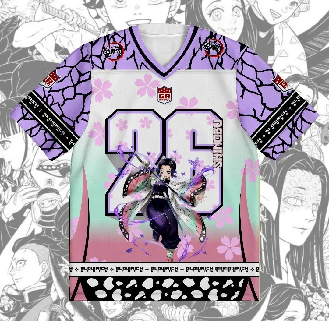 Demon Slayer Shinobu Printing Fans Must Get Football Jersey