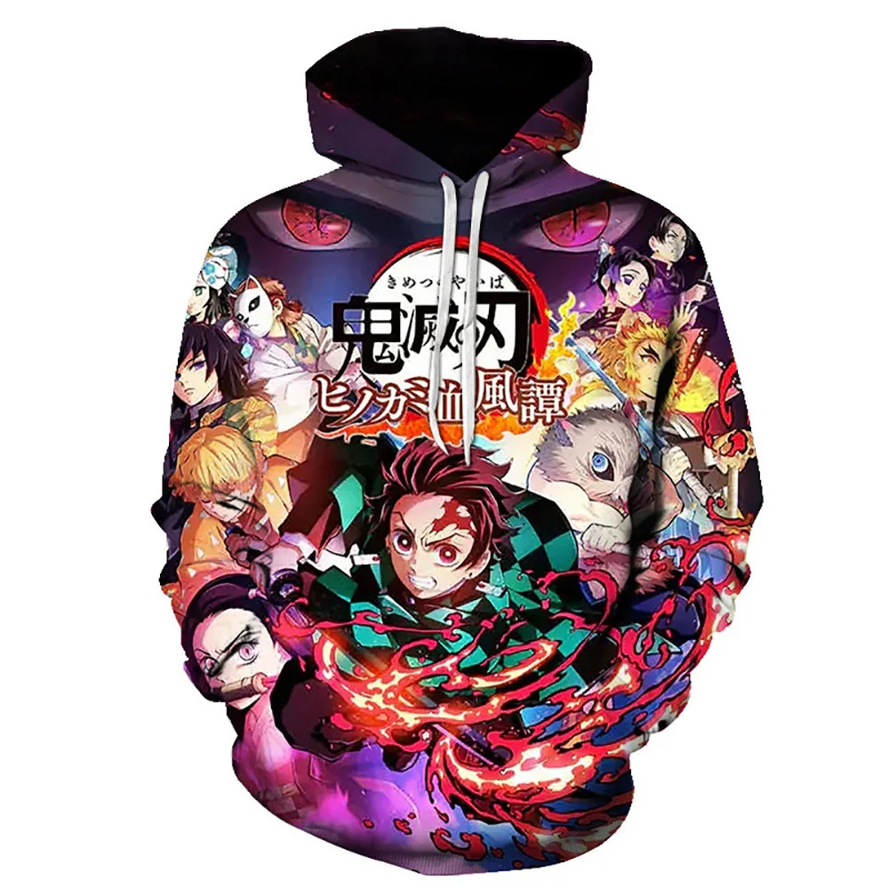 Demon Slayer Poster Printing 3D Print Hoodie