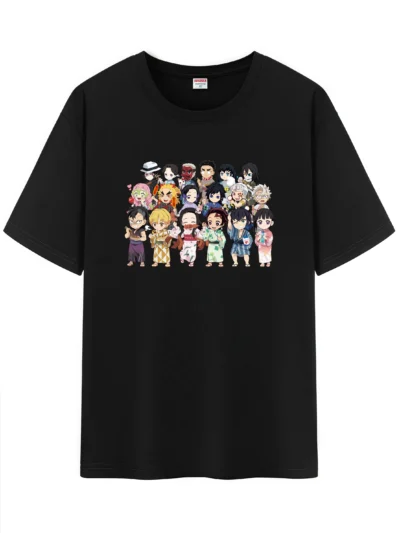 Kimetsu No Yaiba Lovely Characters T-shirt