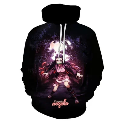Demon Slayer Nezuko Demon Form 3D Hoodie