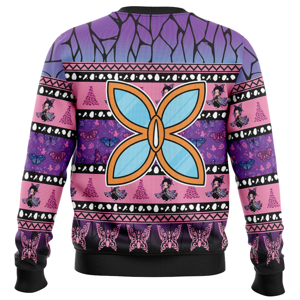 Shinobu Kocho V2 Demon Slayer Ugly Christmas Sweater - Image 2