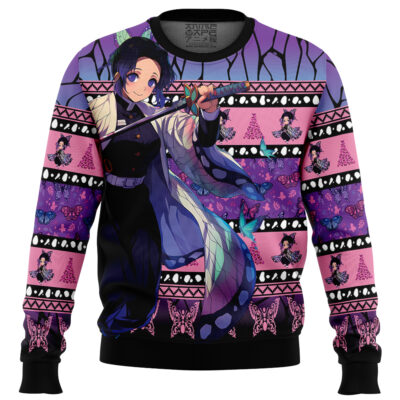Shinobu Kocho V2 Demon Slayer Ugly Christmas Sweater