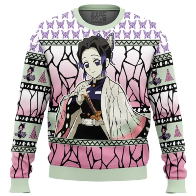 Shinobu Kocho Demon Slayer Ugly Christmas Sweater