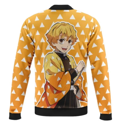 Zenitsu Agatsuma Demon Slayer Casual Bomber Jacket