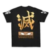 Zenitsu Agatsuma Even If Demon Slayer Streetwear T Shirt BACK - Demon Slayer Merch