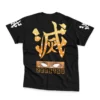 Zenitsu Agatsuma Even If Demon Slayer Streetwear T Shirt BACK WRINKLY - Demon Slayer Merch