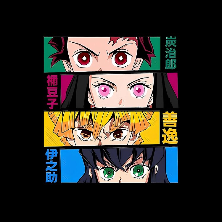 Demon Slayer Eyes Haunting Squad Tote Bag - Image 2