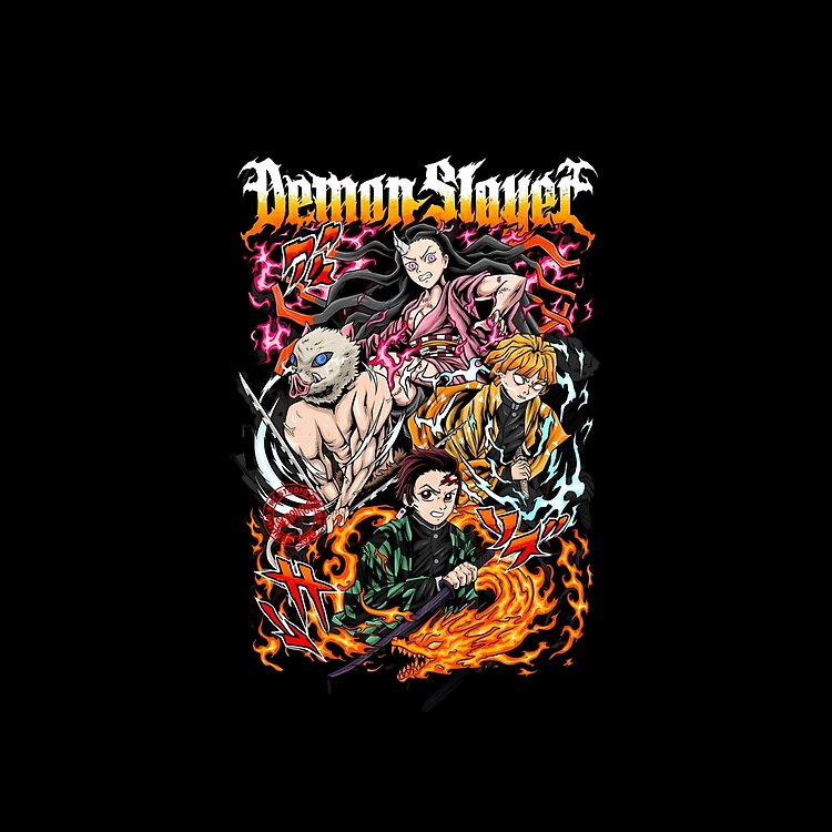 Demon Slayer Hunting Team Tote Bag - Image 2