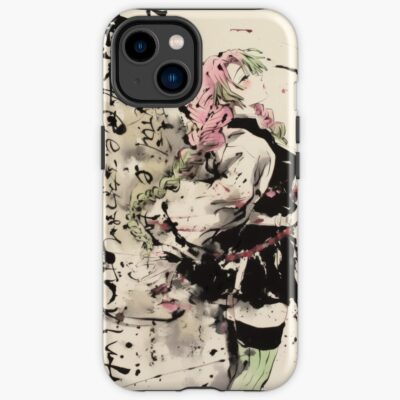 Demon Slayer Mitsuri Vintage Sumi E Poster Iphone Case