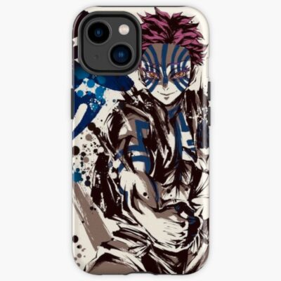 The Battle Lusted Demon Slayer Akaza Iphone Case