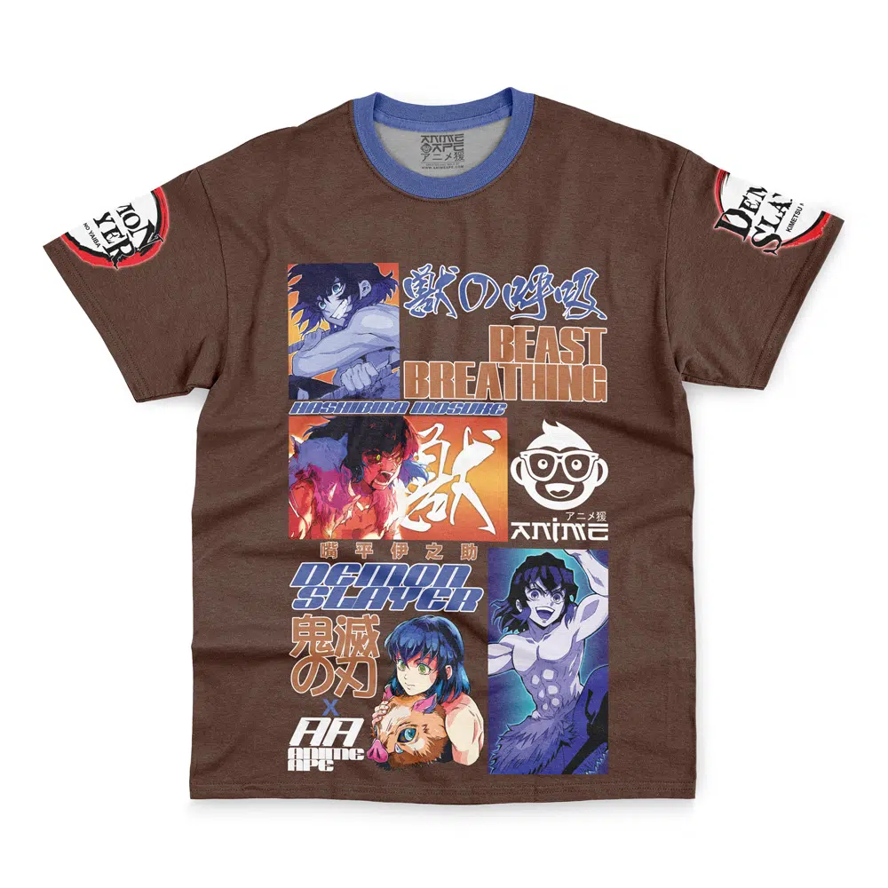 Hashibira Inosuke V2 Demon Slayer Streetwear T-Shirt - Image 2