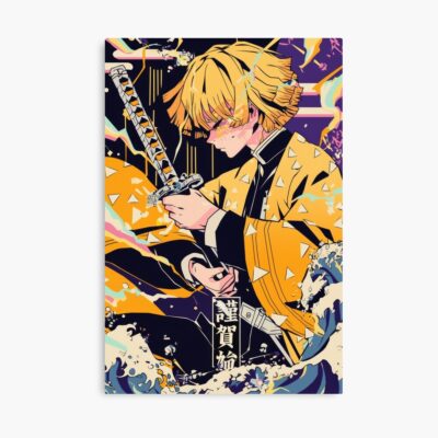 Demon Slayer Zenitsu Lightning Pose Calm Force Poster