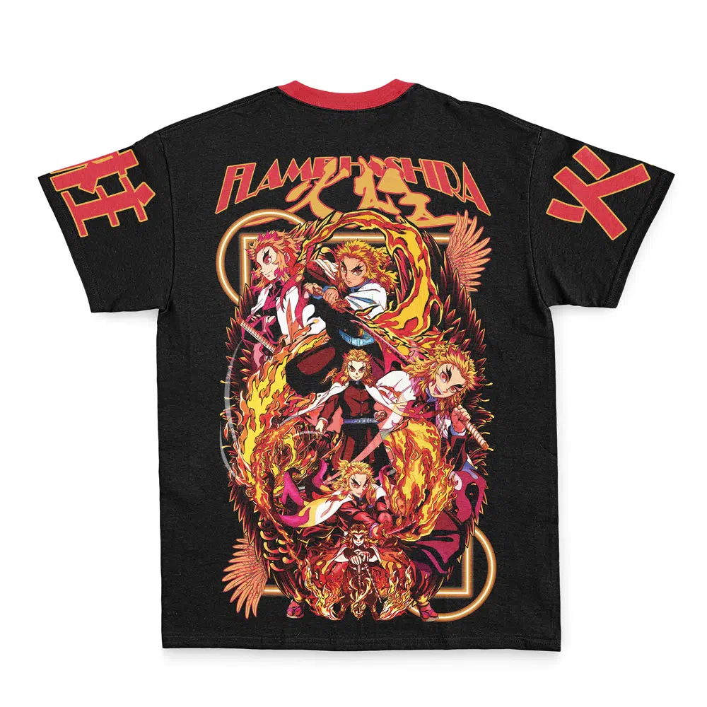 Kyojuro Rengoku V3 Demon Slayer Streetwear T-Shirt