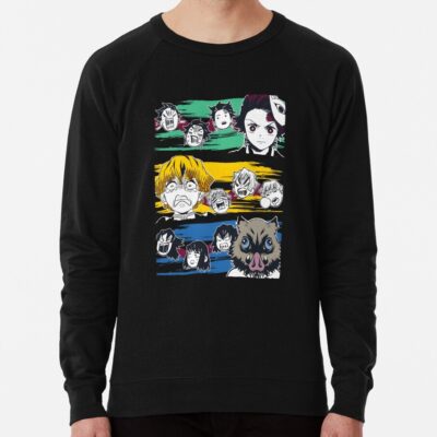 Demon Slayer Trio Faces Sweatshirt