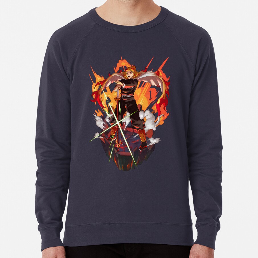 Demon Slayer Rengoku Kyojuro Sweatshirt - Image 2