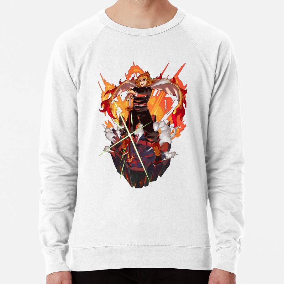 Demon Slayer Rengoku Kyojuro Sweatshirt - Image 7