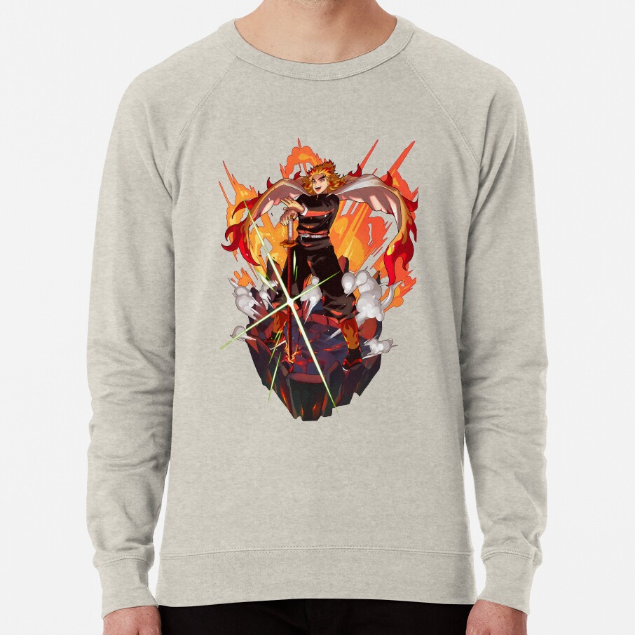 Demon Slayer Rengoku Kyojuro Sweatshirt - Image 6
