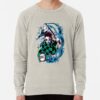 ssrcolightweight sweatshirtmensoatmeal heatherfrontsquare productx1000 bgf8f8f8 9 - Demon Slayer Merch