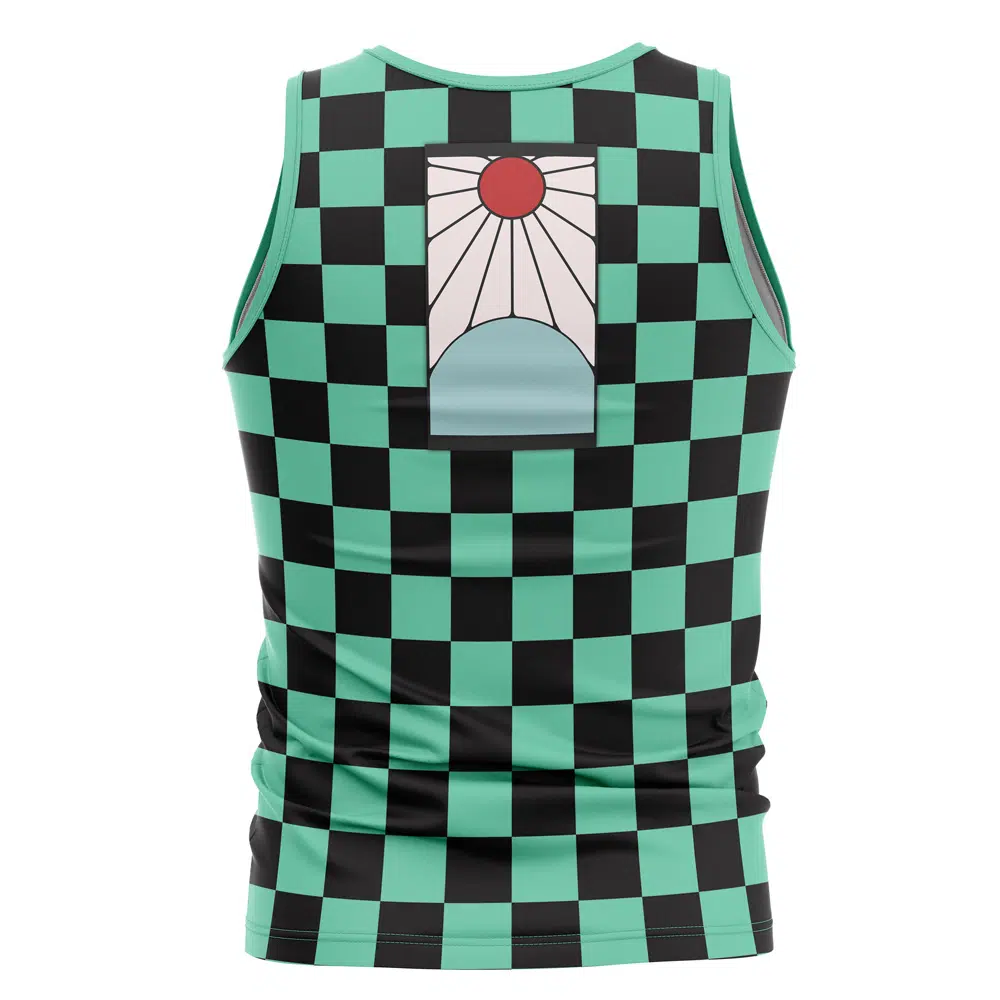 Kamado Tanjiro Haori Demon Slayer Streetwear Tank Top - Image 2