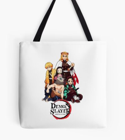 Demon Slayer Squad Haunting 3D Tote Bag