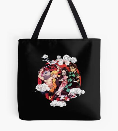 Haunting Squad Demon Slayer BlackTote Bag
