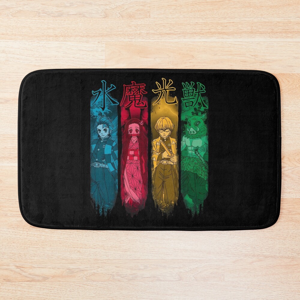 Demon Slayer Hunting Squad Bath Mat